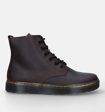 Boots à lacets marron