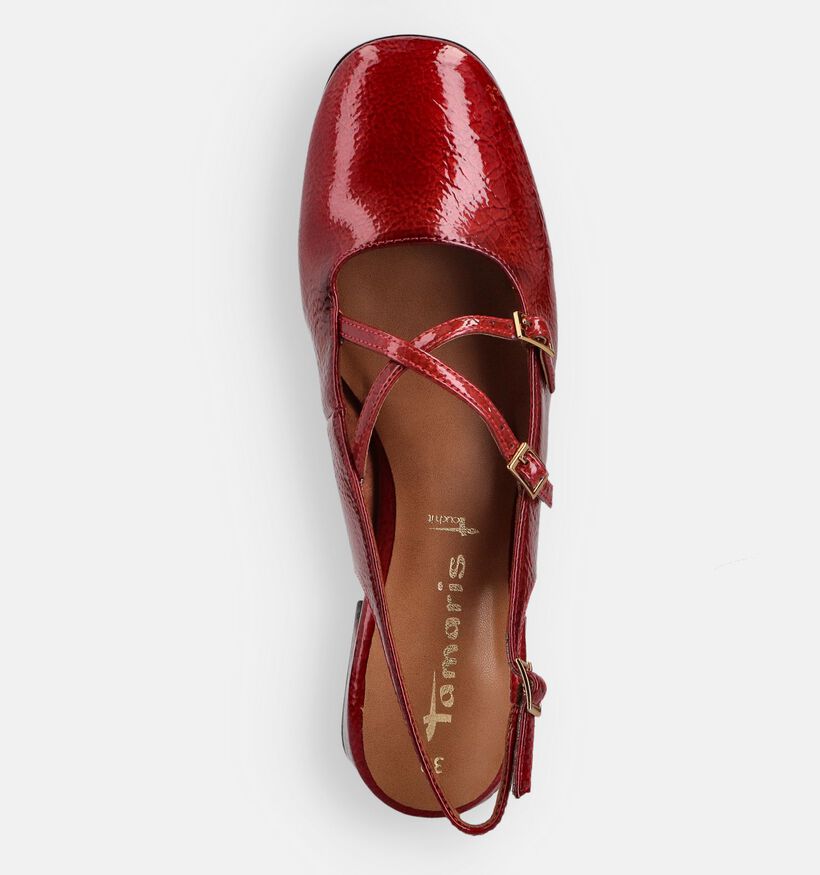 Tamaris Escarpins slingback en Rouge pour femmes (360652)
