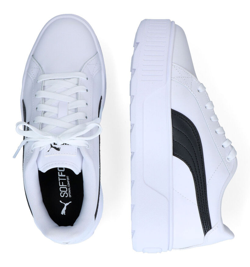 Puma Karmen Baskets en Blanc pour femmes (301371) - pour semelles orthopédiques