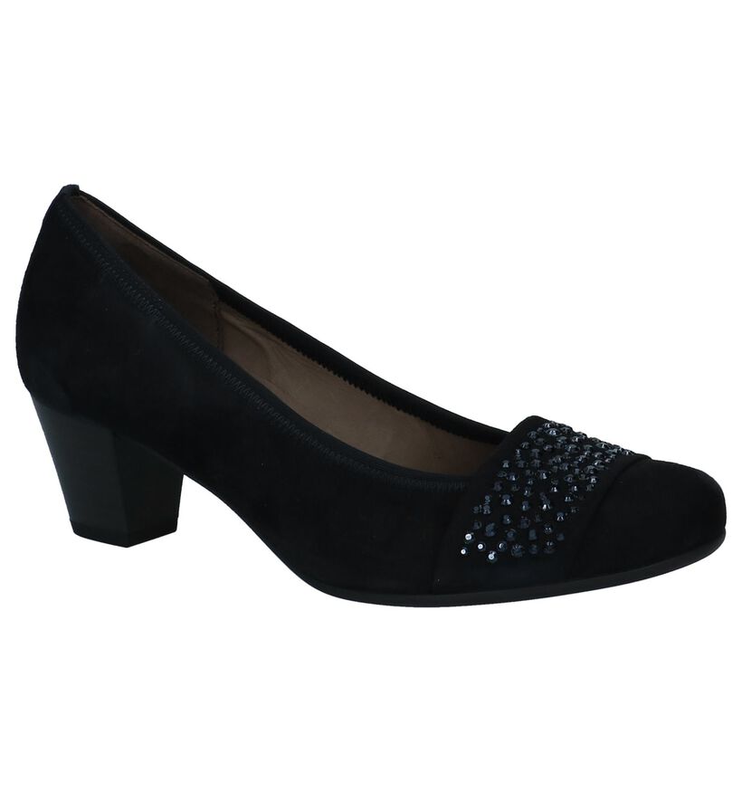 Klassieke Pumps Donkerblauw Gabor Soft & Smart in daim (222773)