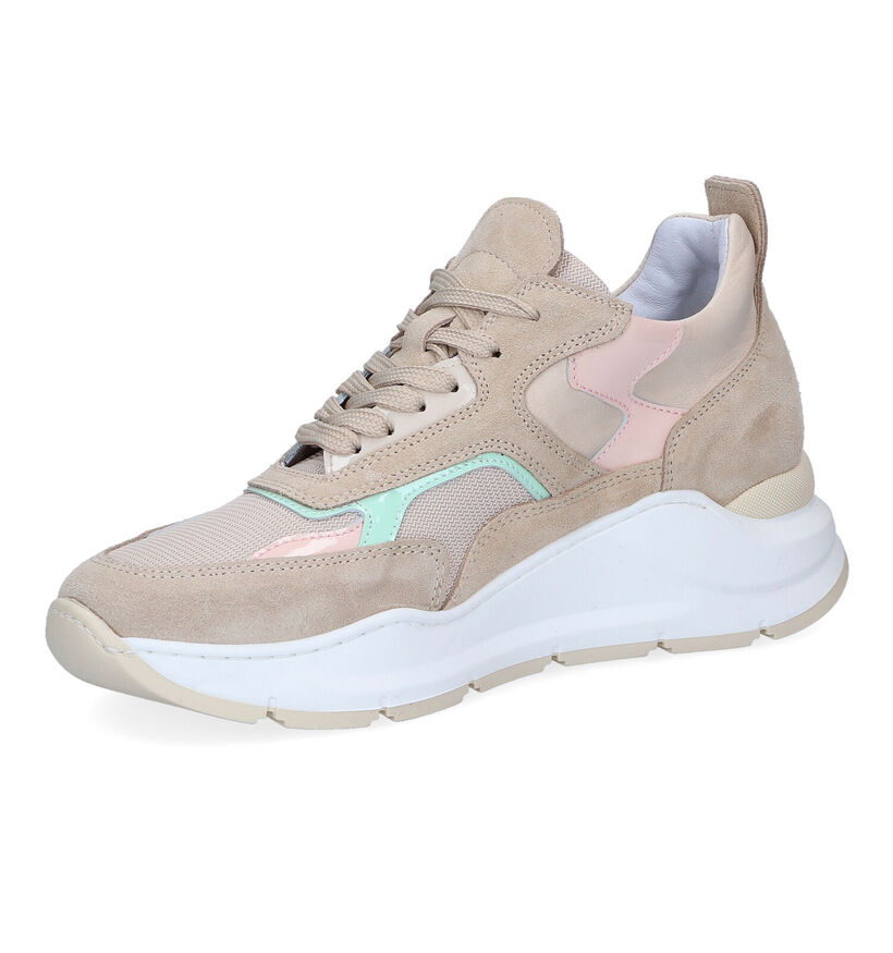 Hip Beige Sneakers voor dames (308181) - geschikt voor steunzolen