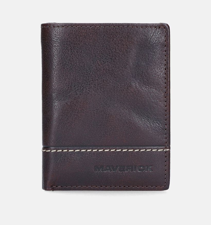 Maverick Bruine Kaartenhouder voor heren (358826)