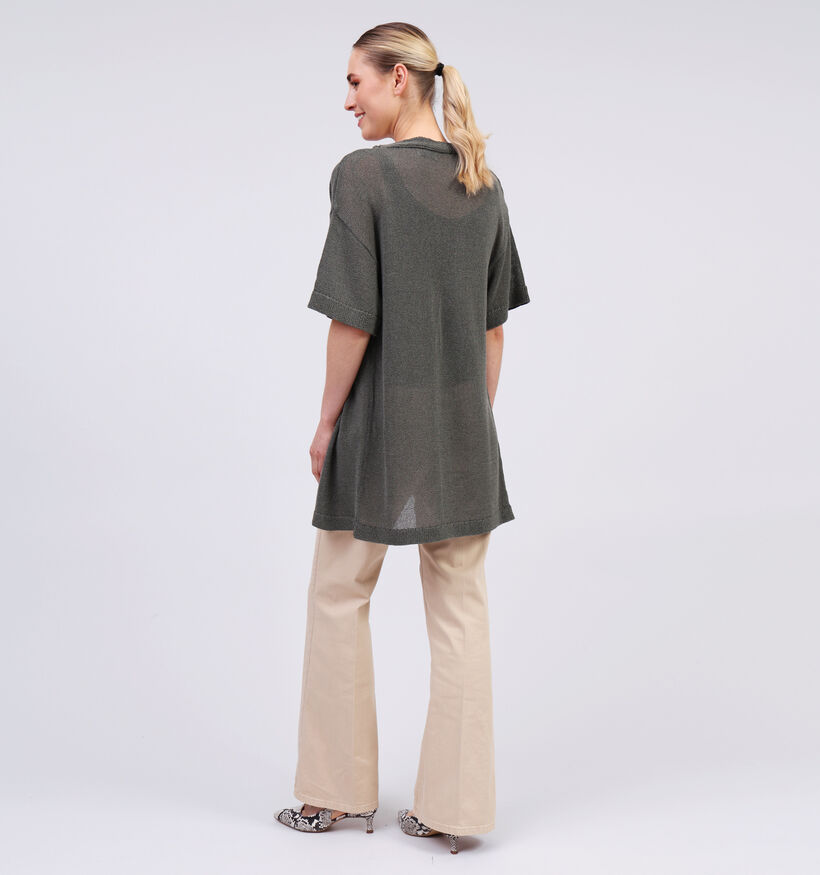 JDY Shine Groene Knit Kimono voor dames (353263)