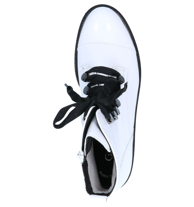 Gabor Best Fitting Bottines en Blanc en verni (260358)