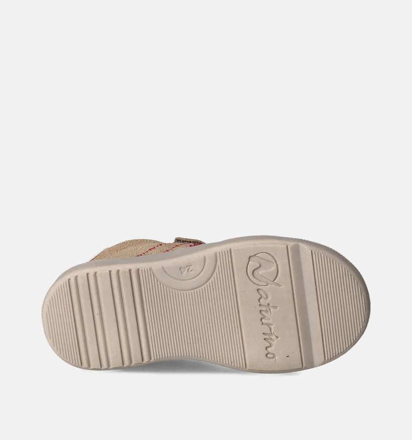 Naturino Riby Beige Velcroschoenen voor jongens (355496) - geschikt voor steunzolen