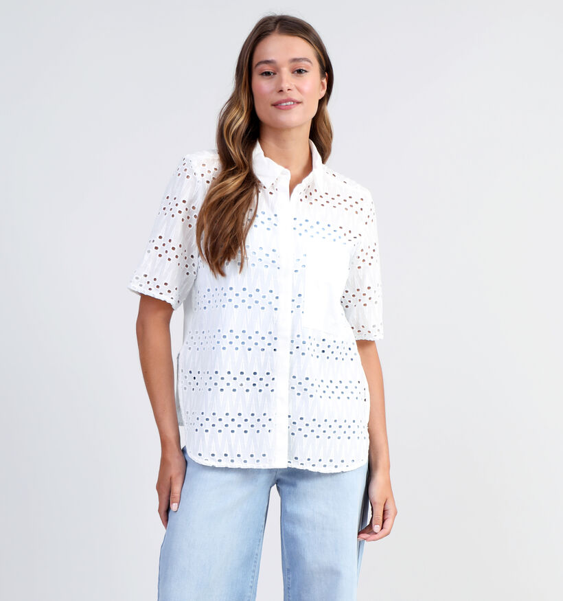 Vila Tia Witte Blouse voor dames (330209)