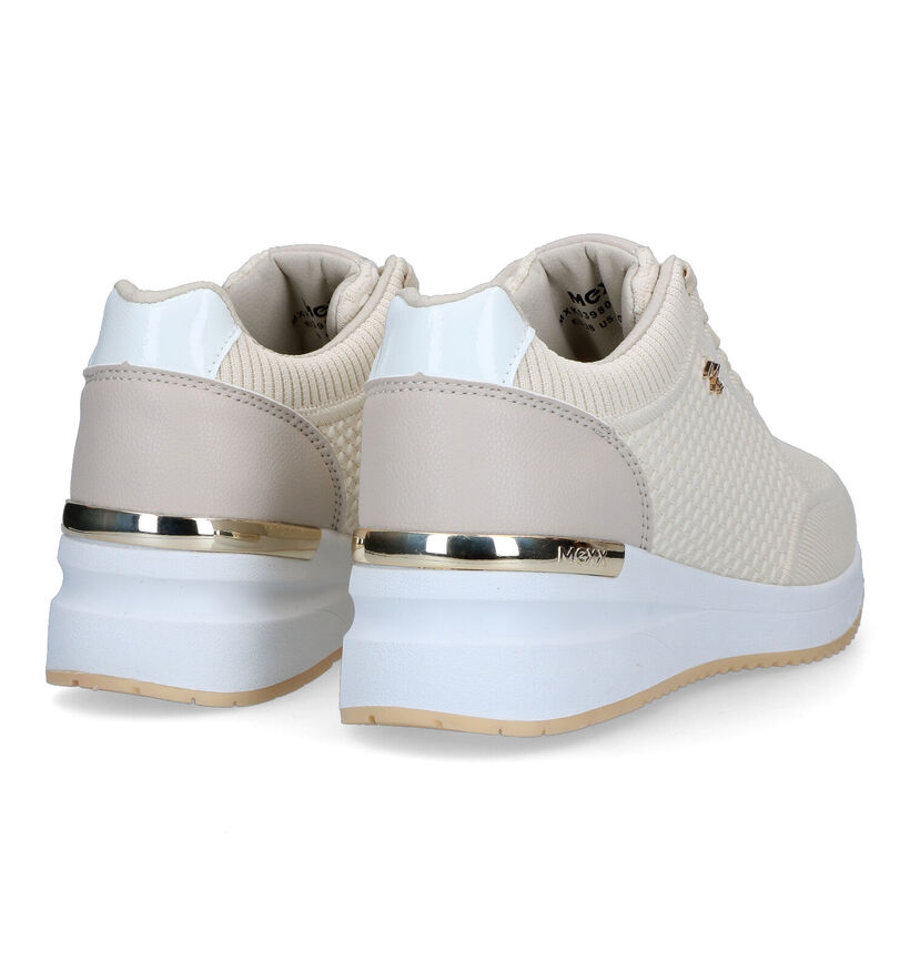 Mexx Glass Ecru Sneakers voor dames (319582) - geschikt voor steunzolen