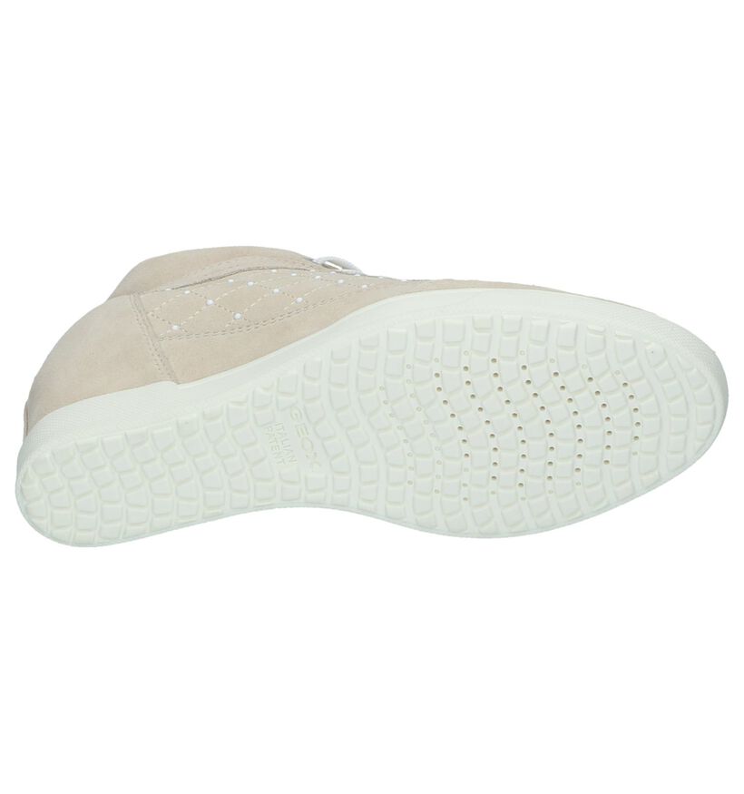 Sneakers Beige Geox Carum in daim (240301)