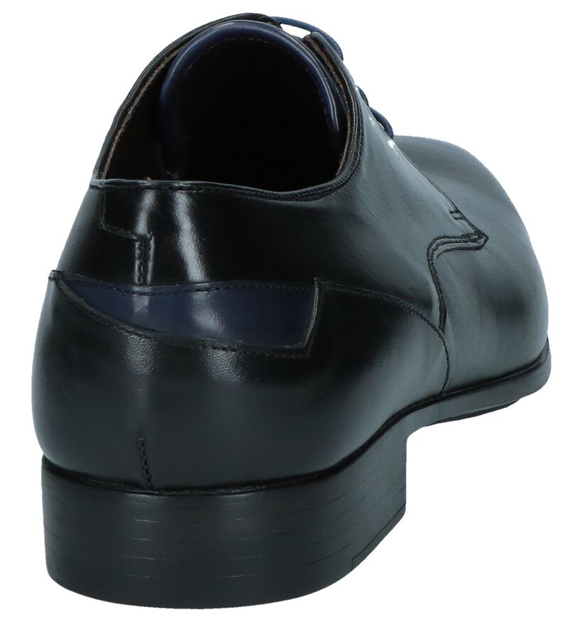 Ambiorix Chaussures habillées en Noir en cuir (250627)