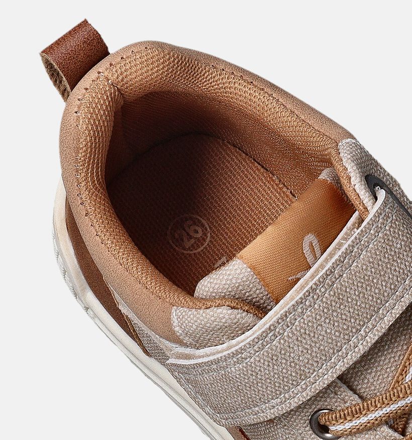 Milo & Mila Beige Velcroschoenen voor jongens (354456)