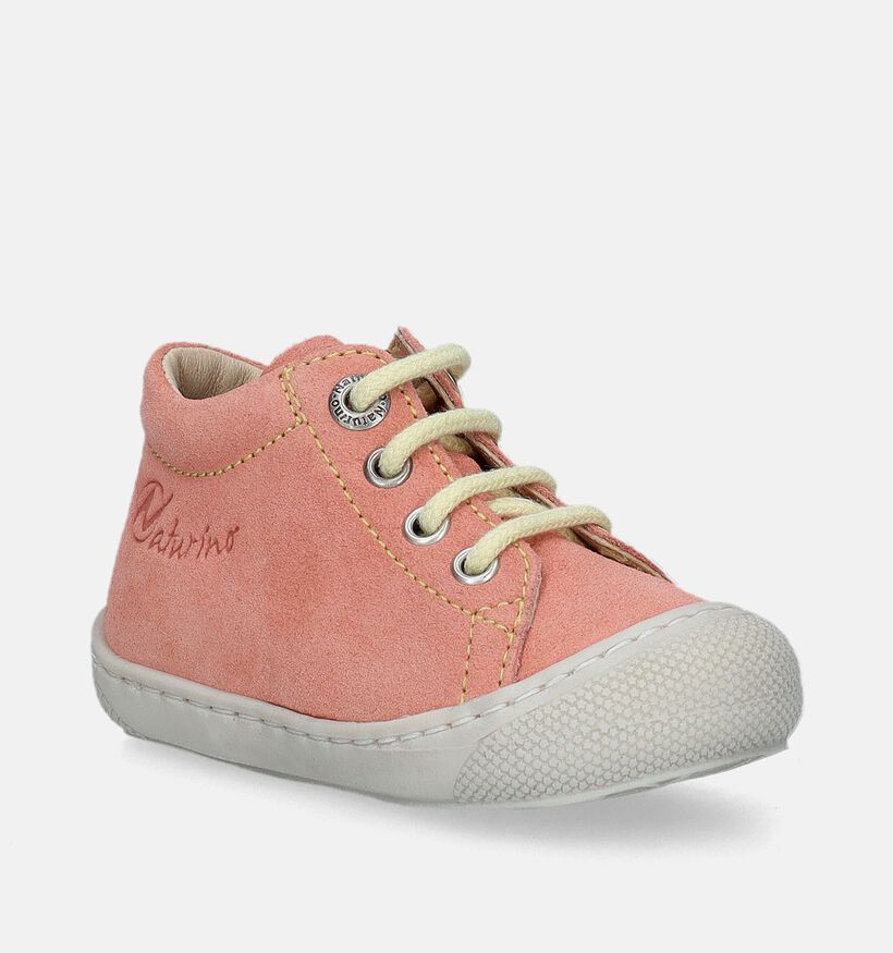 Naturino Cocoon Suede Chaussures pour bébé en Orange pour filles (339387)