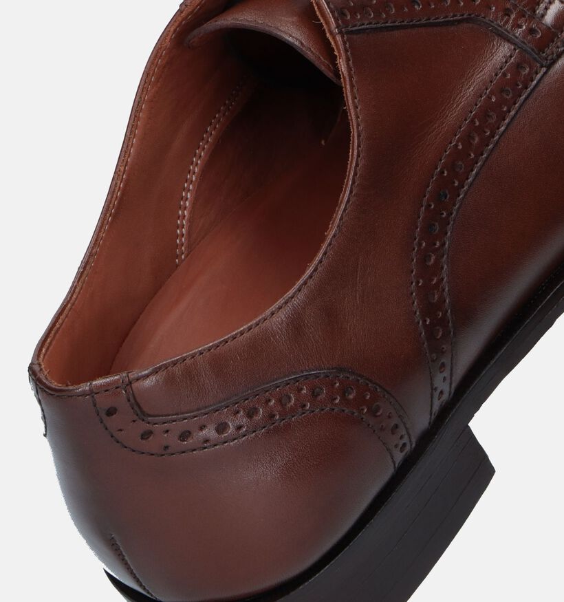 Ambiorix Zagreb Chaussures à lacets en Cognac pour hommes (327712)