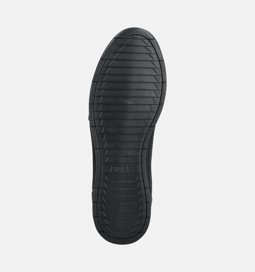 BOSS Nitan Chaussures plates en Noir pour hommes (375716) - pour semelles orthop&eacute;diques