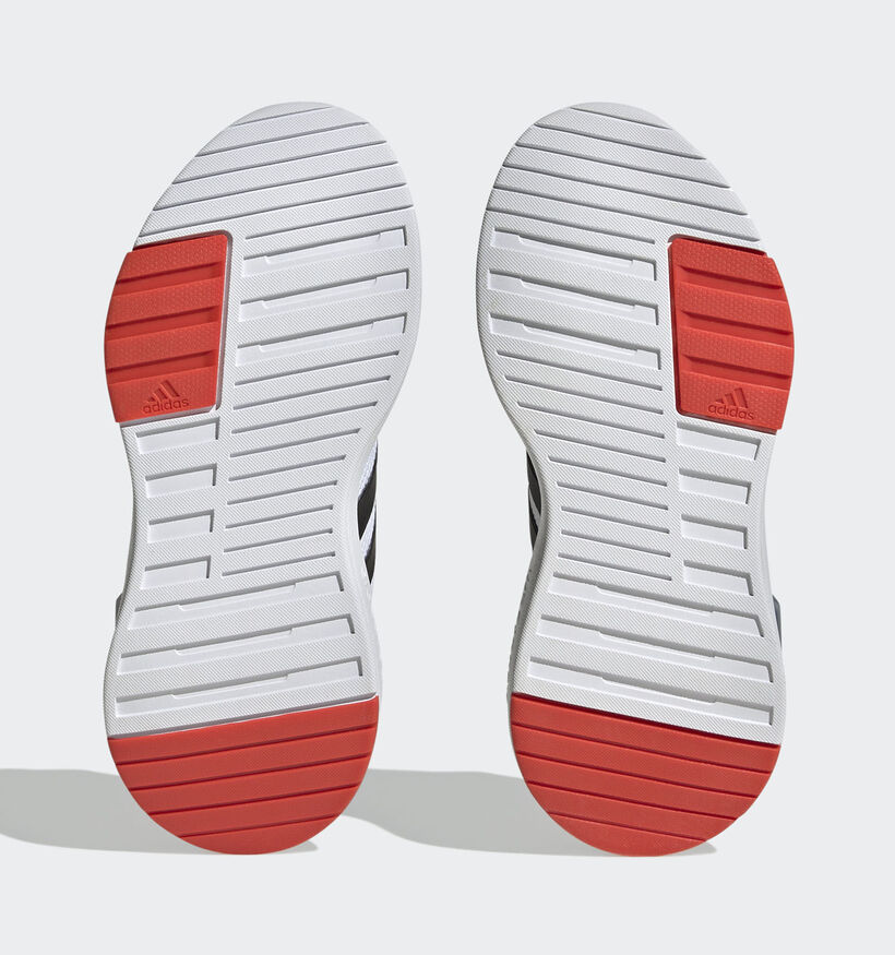 adidas Racer TR23 K Baskets en Blanc pour filles, gar&ccedil;ons (341659)