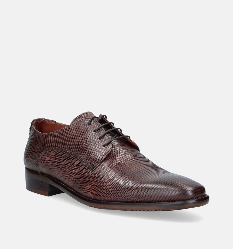 Ambiorix Jurassic Bruine Veterschoenen voor heren (349108)