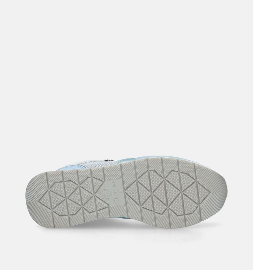 Tamaris Baskets casual en Bleu clair pour femmes (335947) - pour semelles orthopédiques