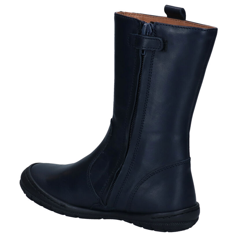 FR by Romagnoli Bottes hautes en Bleu foncé en cuir (296115)