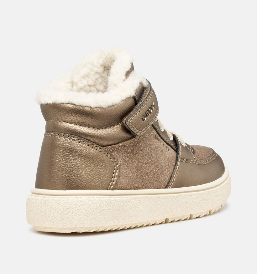 Geox Theeleven Gouden Boots met Velcro voor meisjes (377734) - geschikt voor steunzolen