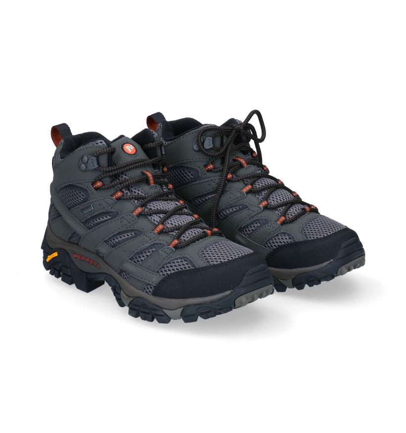 Merrell Moab 2 Mid GTX Grijze Wandelschoenen in kunstleer (294220)