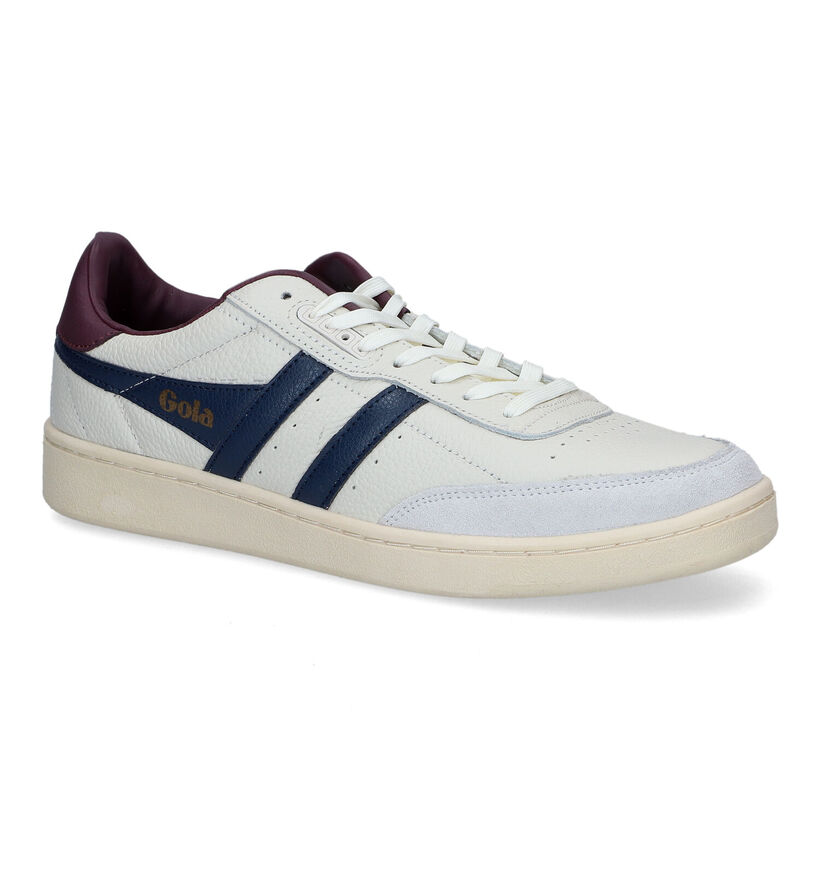 Gola Contact Ecru Sneakers voor heren (325100) - geschikt voor steunzolen