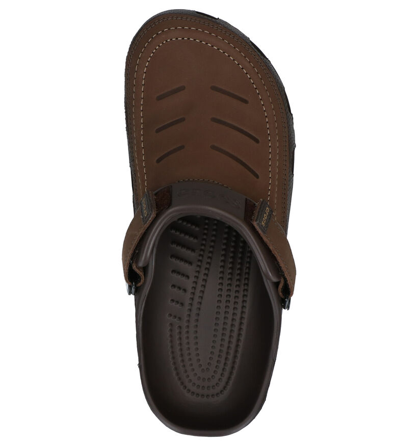 Crocs Yukon Vista Bruine Slippers in nubuck (270738)