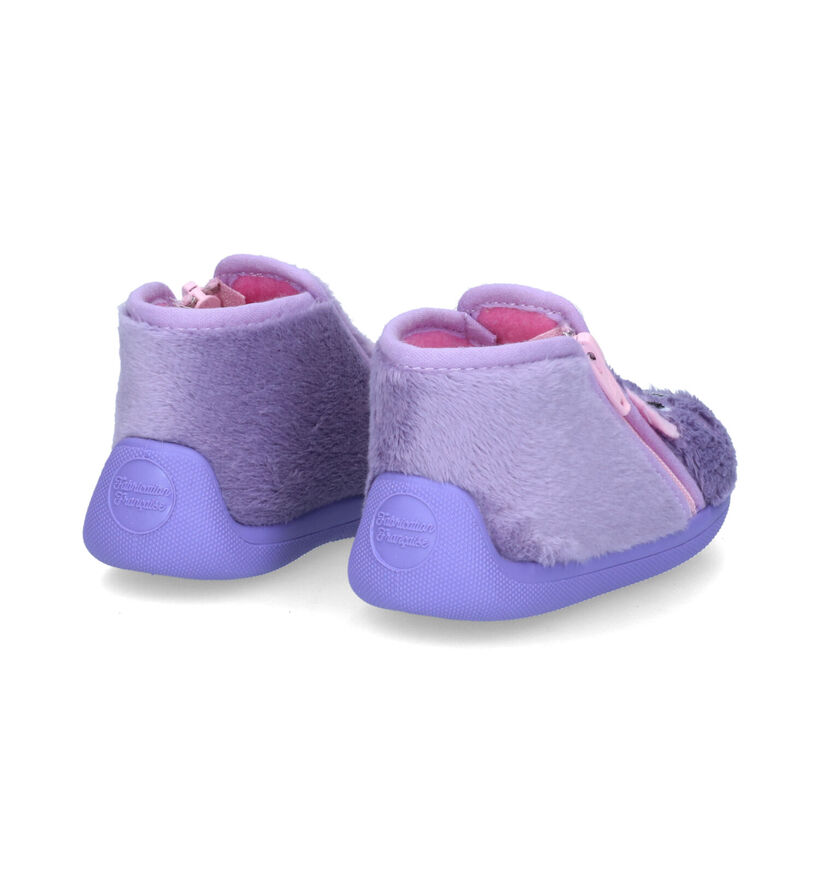 Milo & Mila Pantoufles pour bébé en Beige pour filles (348620)