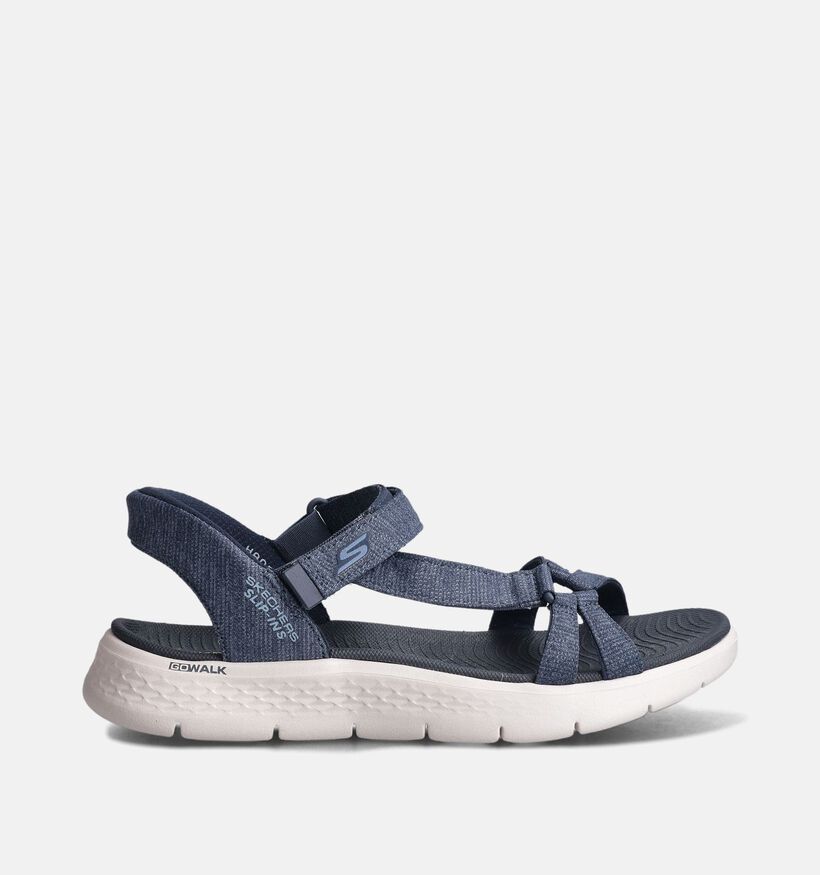 Skechers Go Walk Flex Illuminate Sandales en Bleu pour femmes (366570)