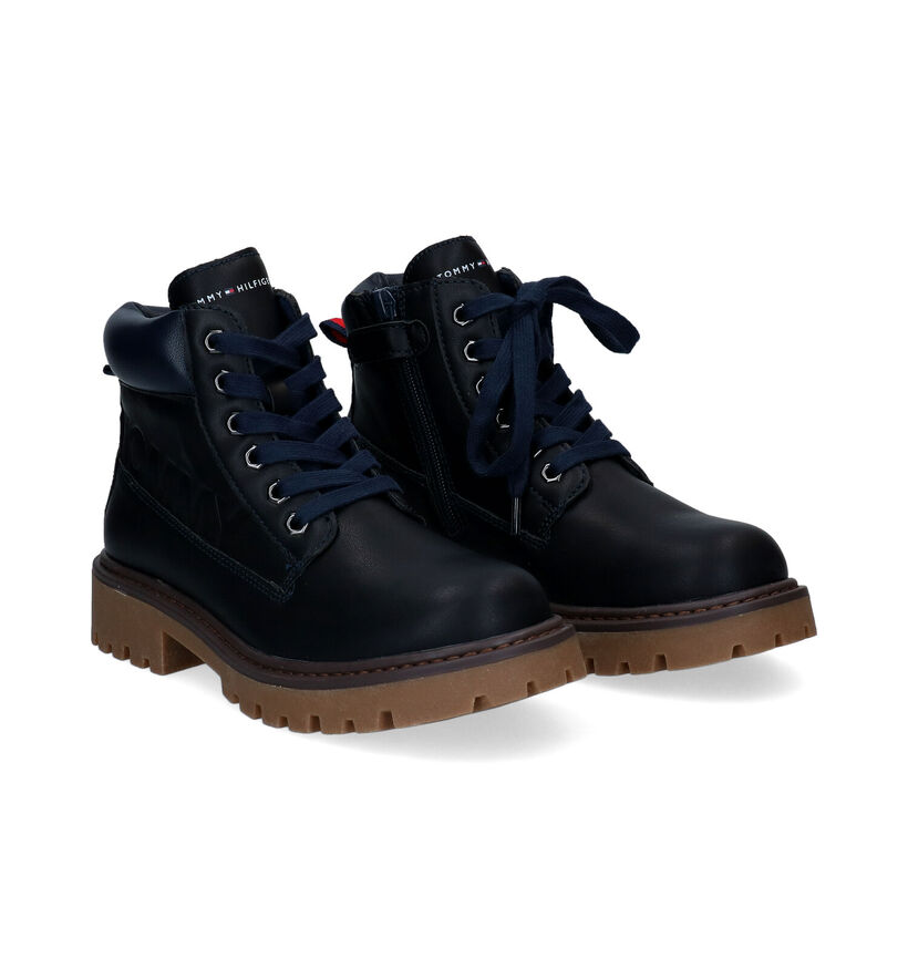 Tommy Hilfiger Cognac Bottines voor jongens (295413)