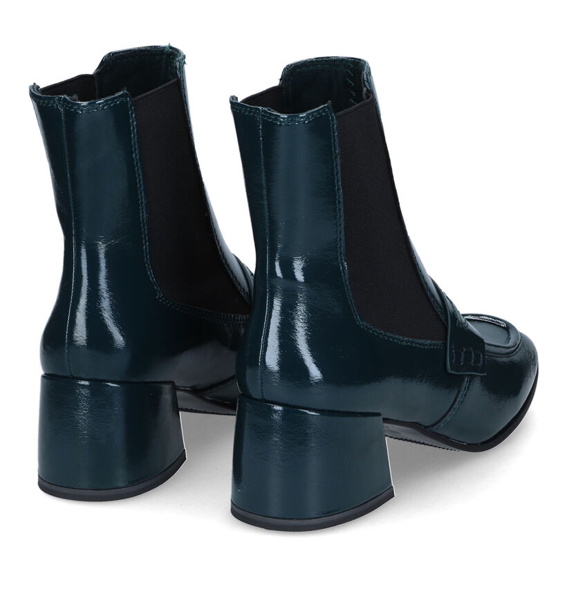 Tamaris Bottines à talons en Vert foncé en simili cuir (315440)