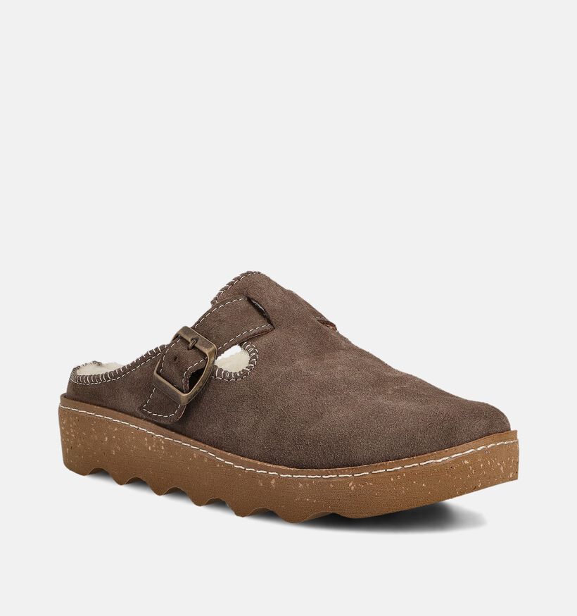 Rohde Bruine Pantoffels voor Steunzolen voor dames (364832) - geschikt voor steunzolen