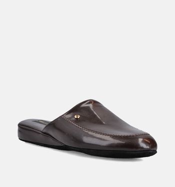Made in Italy Pantoufles Noir/Marron
