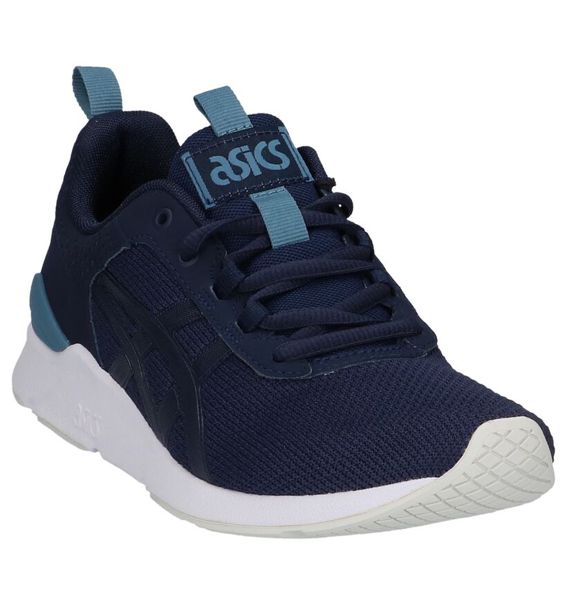 Donkerblauwe Lage Sportieve Sneakers Asics Gel Lyte Runner in stof (210072)