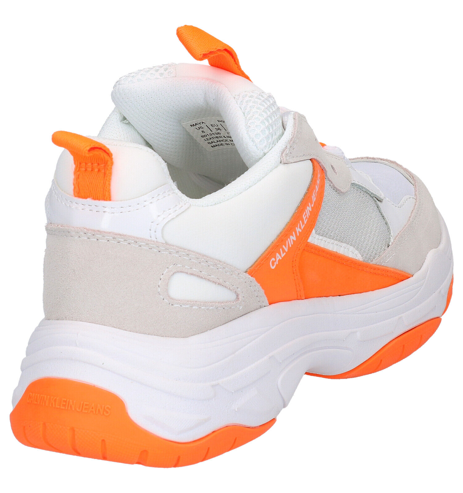 Calvin Klein Maya Baskets en Blanc Femmes Baskets en ligne sur TORFS.BE