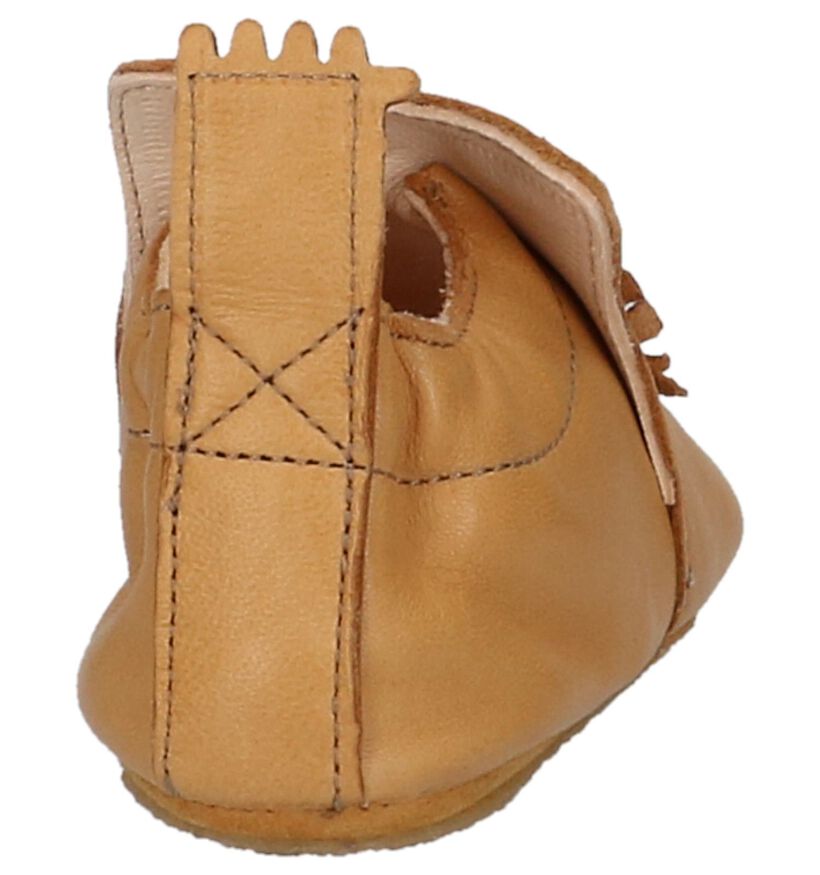 Easy Peasy Chaussons bébé en Cognac en cuir (251359)