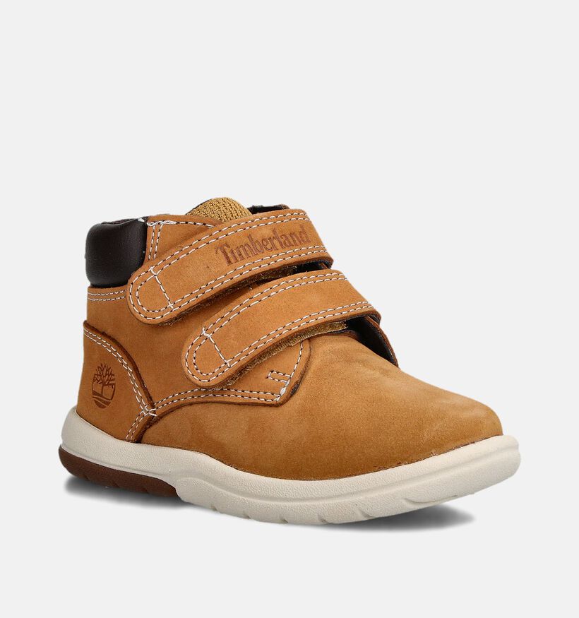 Timberland Toddle Tracks Mis Hook Loop Boots Baskets robustes en Marron pour filles, garçons (359992) - pour semelles orthopédiques