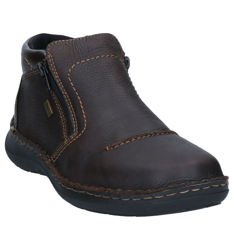 Rieker Chaussures hautes en Brun foncé en cuir (297839)