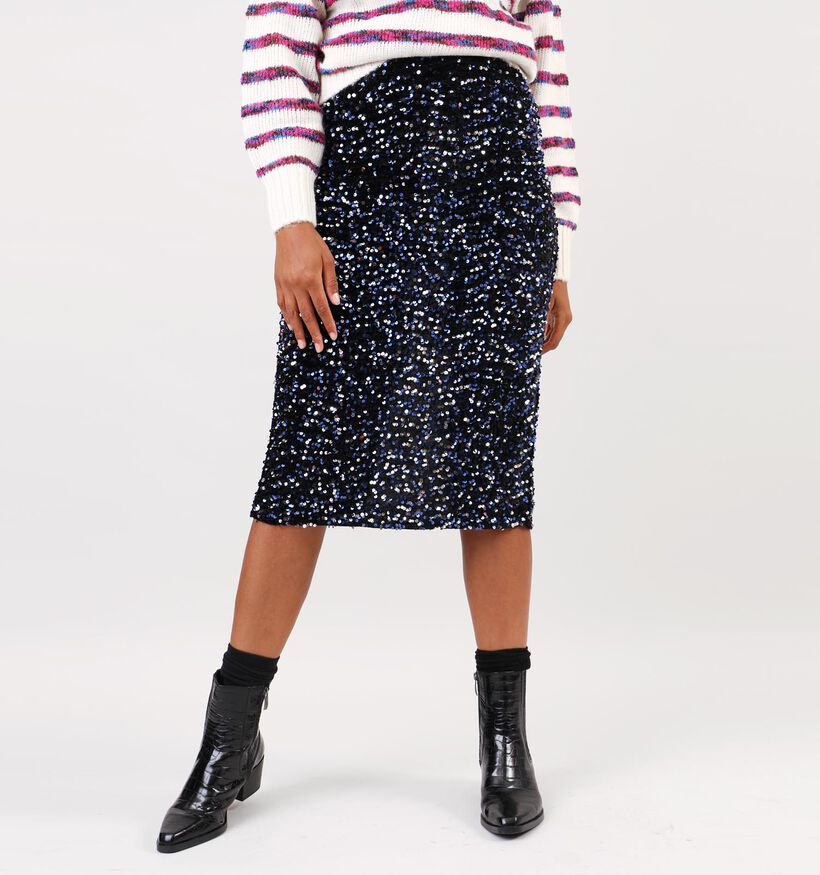 Pieces Kam Zwarte Midi rok voor dames (348374)