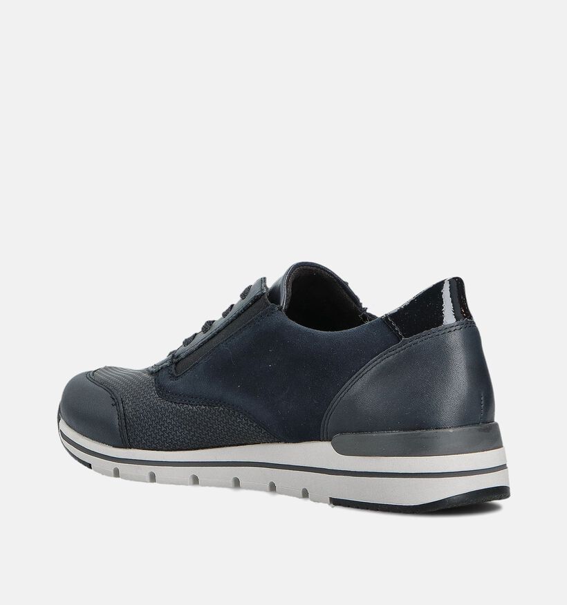 Remonte Donkerblauwe Veterschoenen voor dames (360411) - geschikt voor steunzolen
