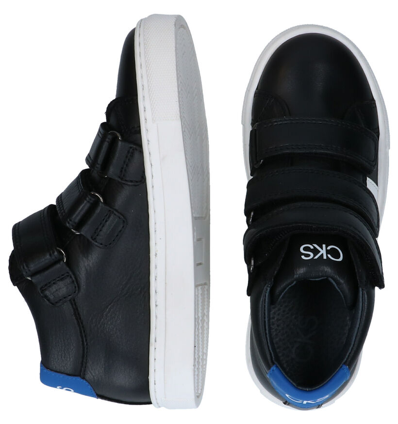 CKS Casparo Zwarte Velcrobottines voor jongens (298620)