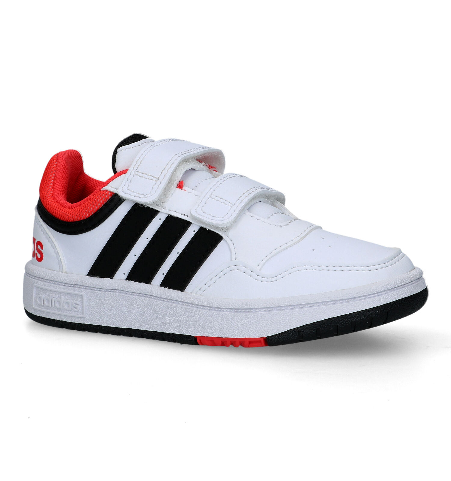 adidas Hoops 3.0 Witte Sneakers Jongens Sportschoenen Sneakers Online op TORFS.BE