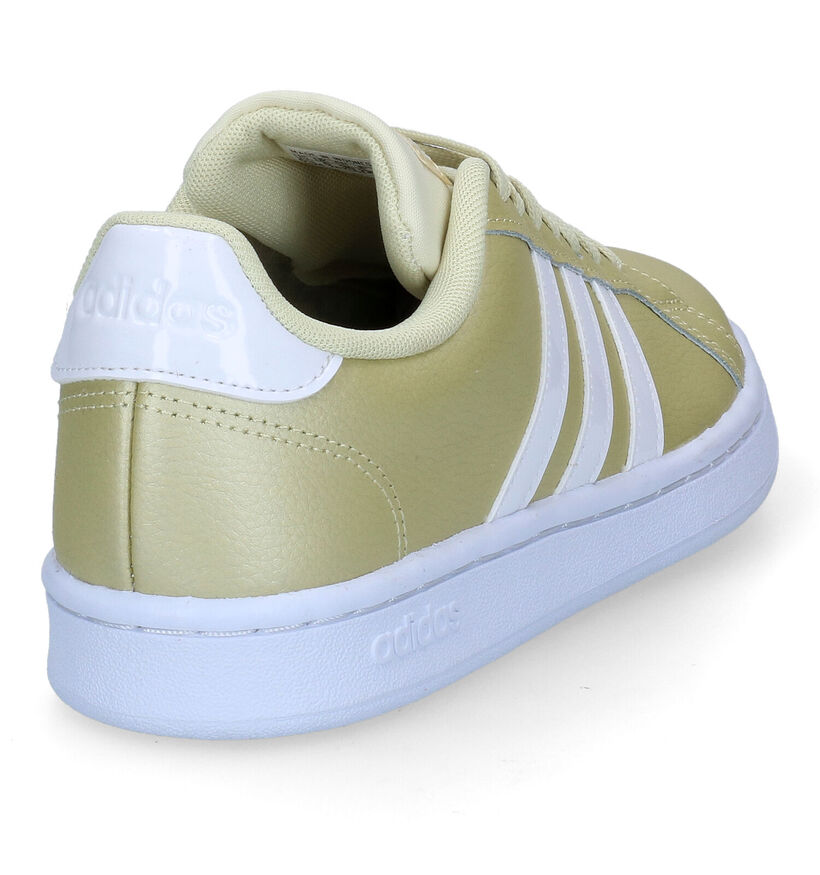 adidas Grand Court Baskets en Or pour femmes (301989) - pour semelles orthopédiques