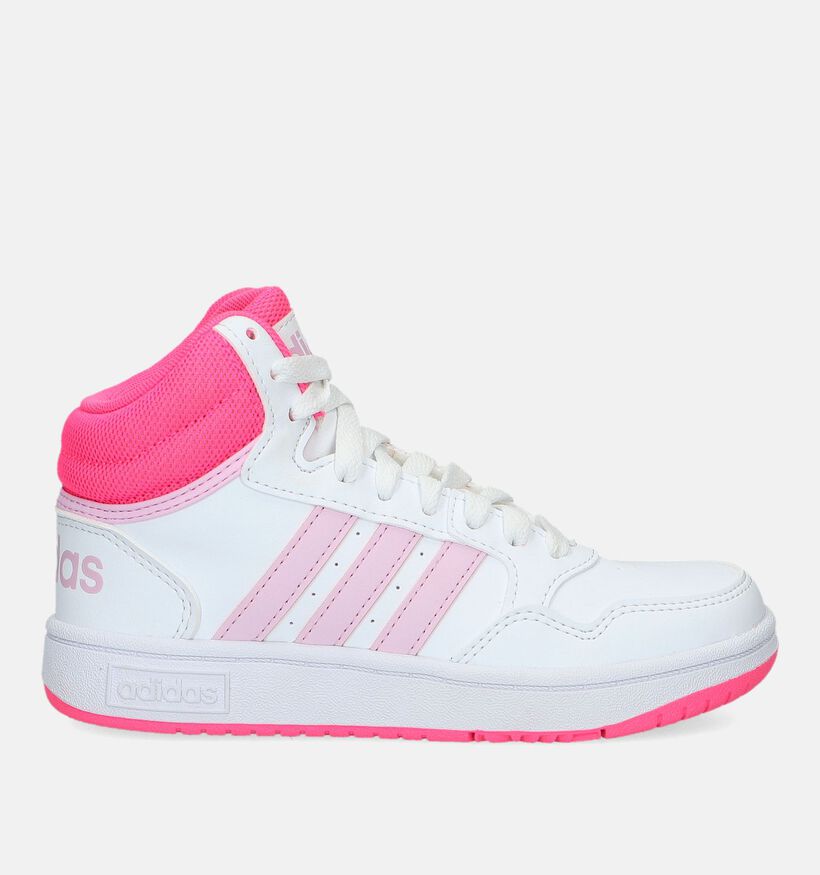 adidas Hoops Mid 3.0 K Witte Sneakers voor meisjes (332375)