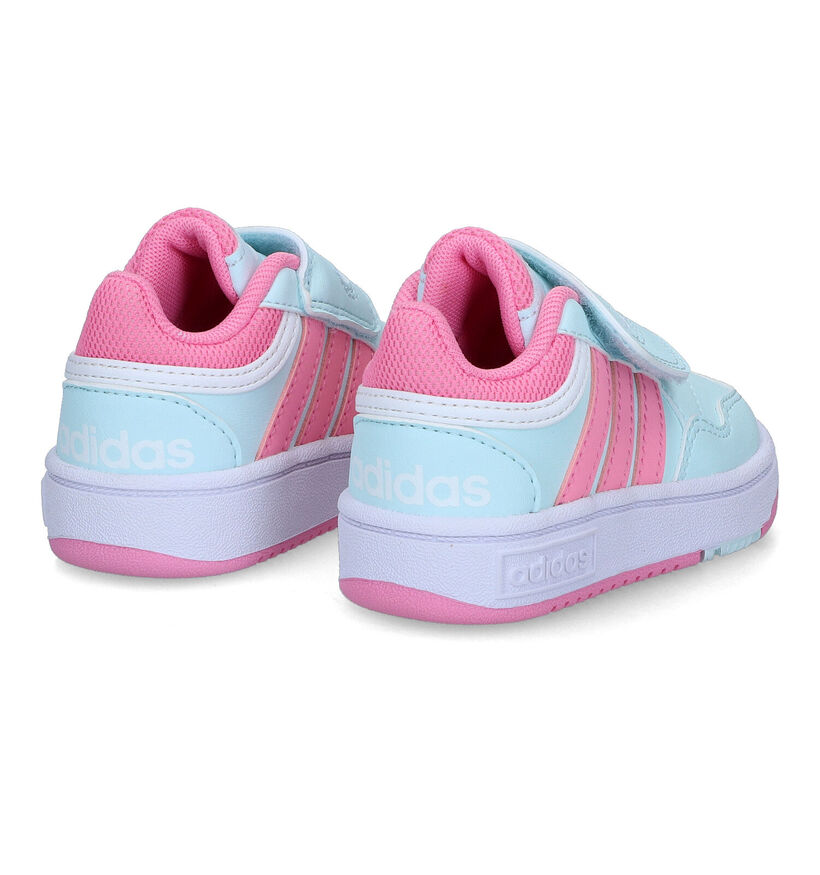 adidas Hoops 3.0 Blauwe Sneakers voor meisjes (324320) - geschikt voor steunzolen