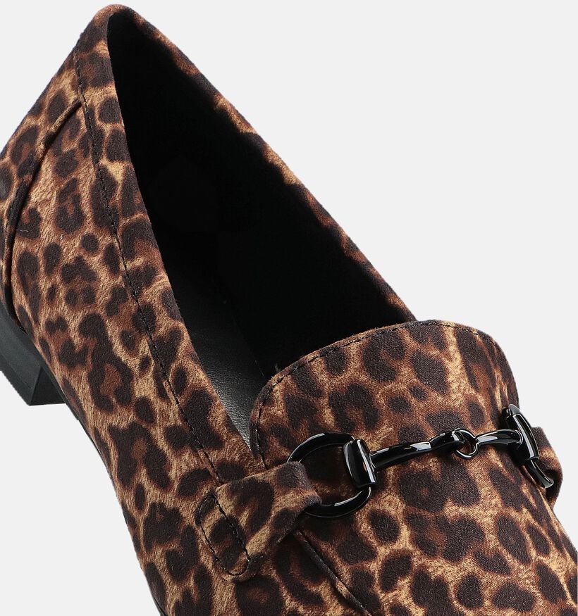 Marco Tozzi Bruine/Leopard Mocassins voor dames (360735)