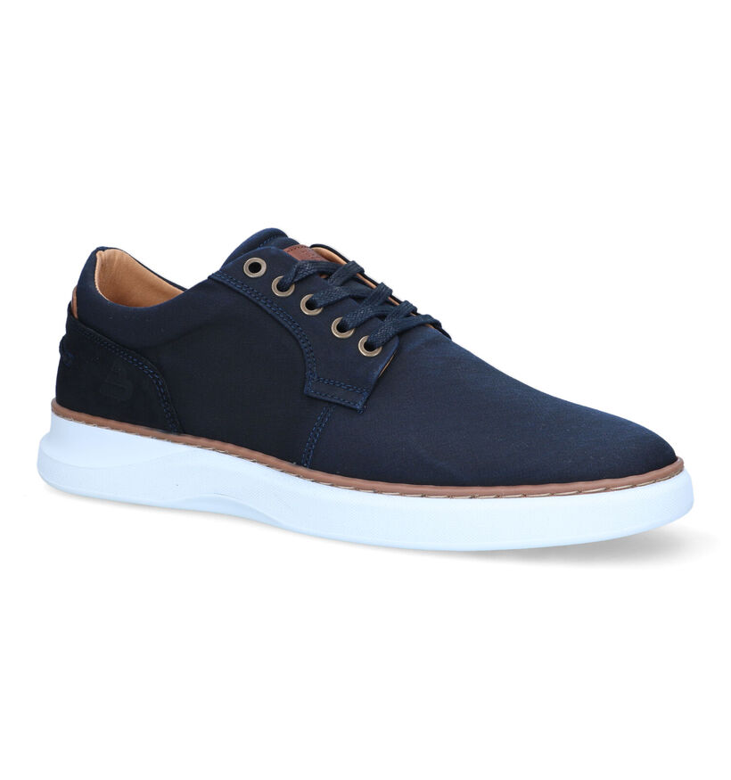 Bullboxer Chaussures à lacets en Bleu pour hommes (323416) - pour semelles orthopédiques