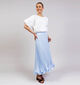 Desires Olivia Maxi Lichtblauwe Pliss&eacute; Rok voor dames (370635)