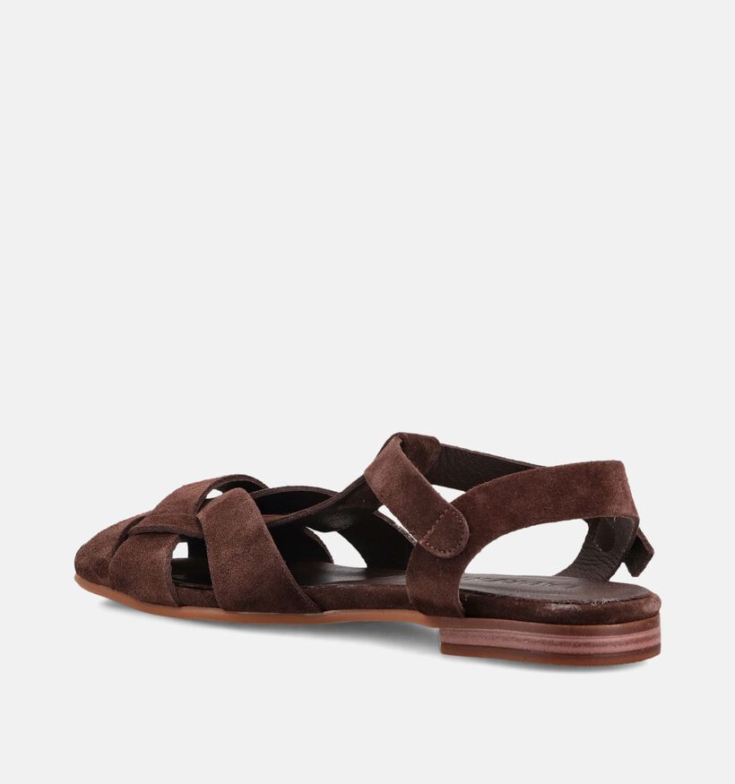 Laurent David Bruine Sandalen voor dames (374993)