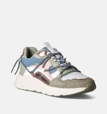 Poelman Posh by Poelman Sneakers Roze/Groen