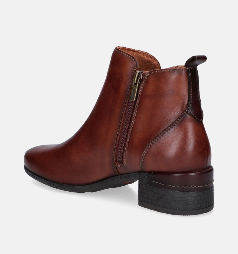 Pikolinos Malaga Cognac Enkellaarzen voor dames (346183)
