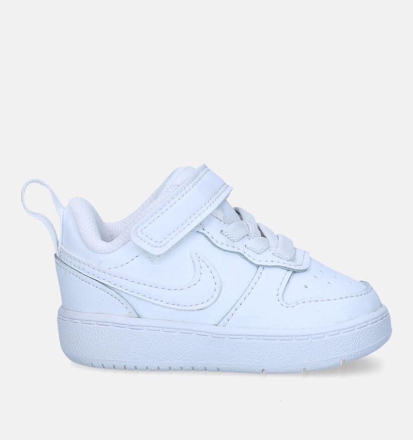 Nike Court Borough Witte Sneakers voor jongens (336656)